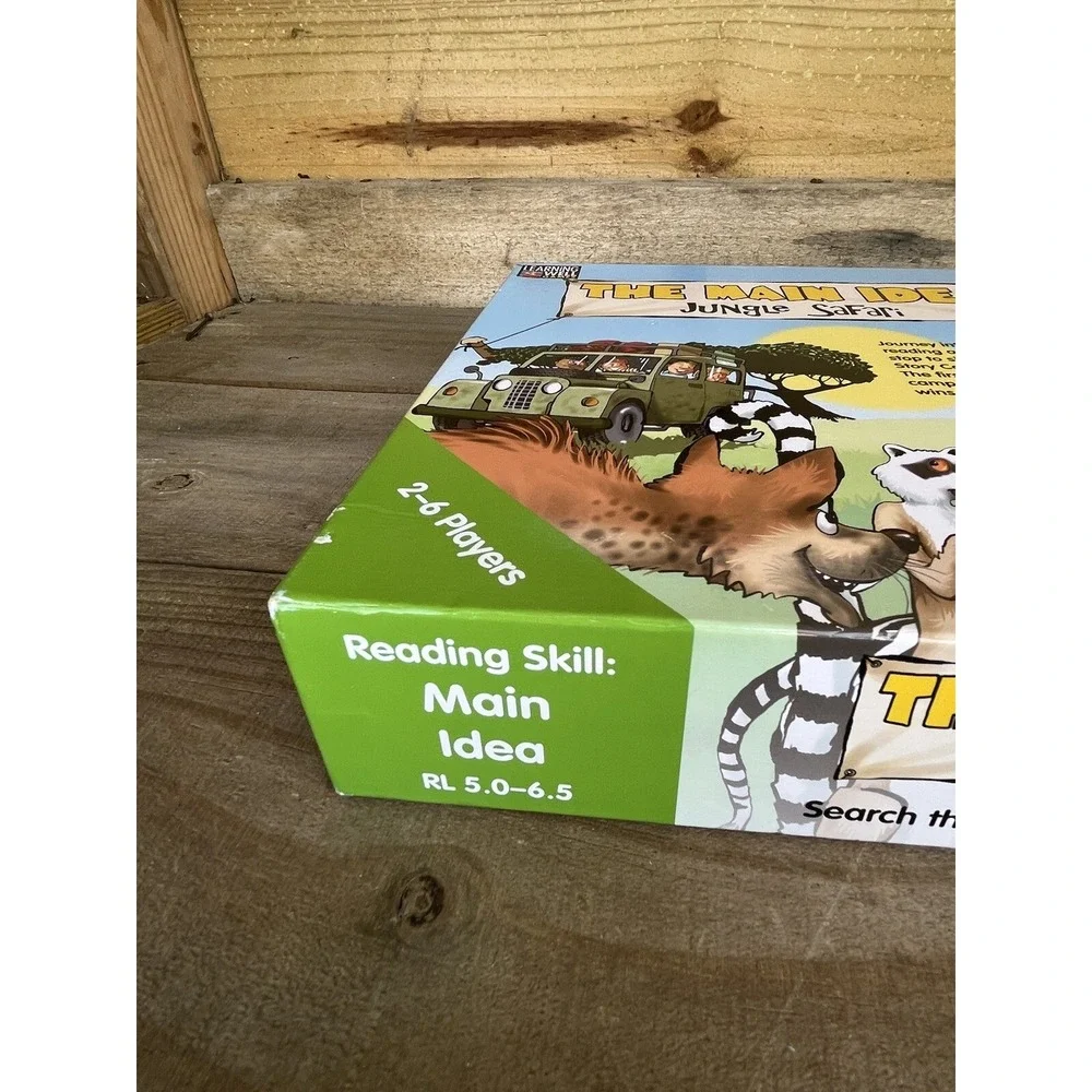 Learning Games : The Main Idea Jungle‎ Safari RL 5.0-6.5 Teacher Supplies Class